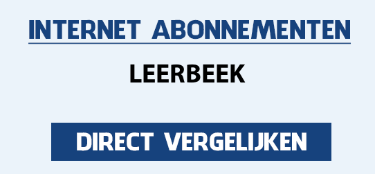 internet vergelijken leerbeek