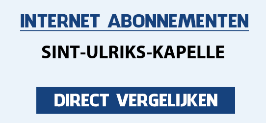 internet vergelijken sint-ulriks-kapelle